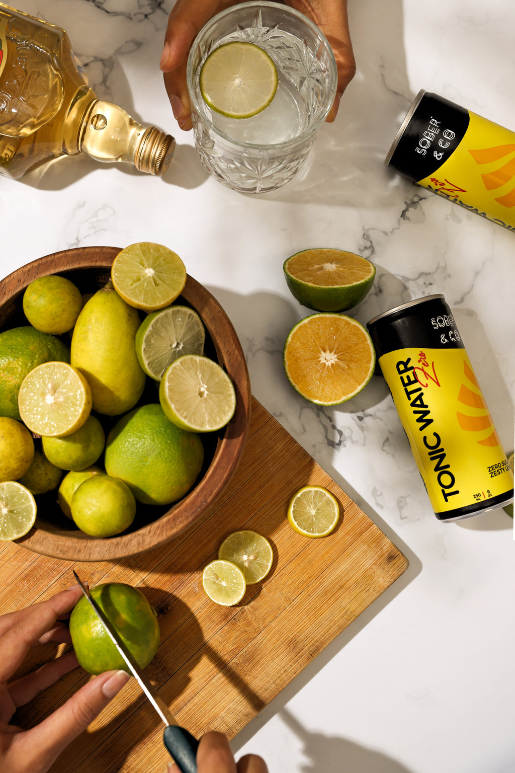 Zero Sugar Tonic Water: Natural Lemon, Zero Guilt!